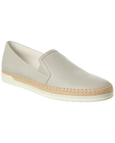 Tod's Logo Leather Loafer
