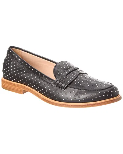 Tod's Embellished Leather Loafer In Black