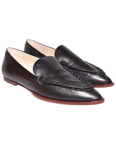 Tod's Leather Loafer In Black