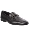 Tod's Leather Loafer In Black