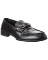 Tod's Leather Loafer In Black