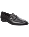 Tod's Leather Loafer In Black