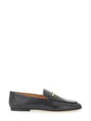 Tod's Leather Loafer In Black