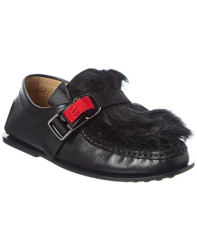 Tod's Leather Loafer In Black