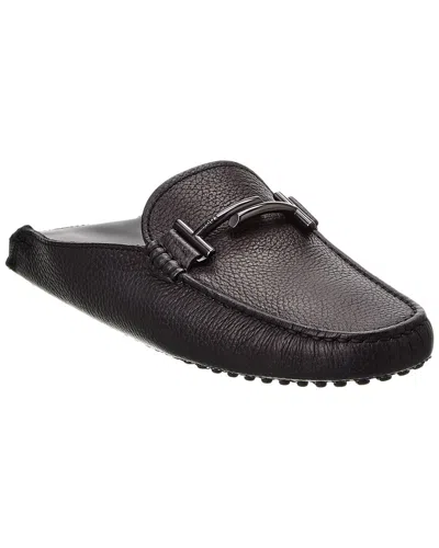 Tod's Leather Loafer In Black