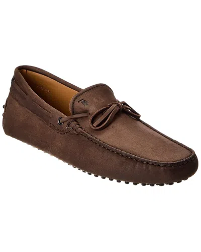 Tod's Leather Loafer In Brown