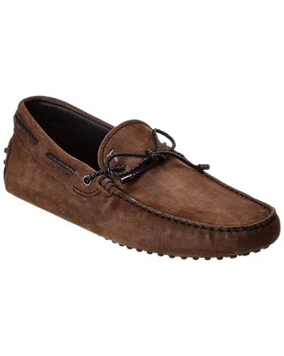 Tod's Leather Loafer In Brown