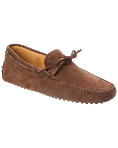 Tod's Leather Loafer In Brown