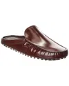 Tod's Leather Loafer In Brown
