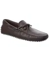 Tod's Leather Loafer In Brown