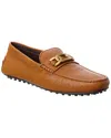 Tod's Leather Loafer In Brown