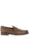 Tod's Classic Leather Loafer For Men In Brown