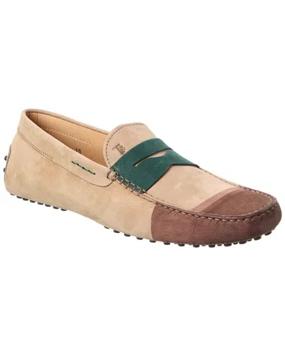 Tod's Leather Loafer In Multi