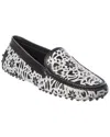Tod's Leather Loafer In Multi