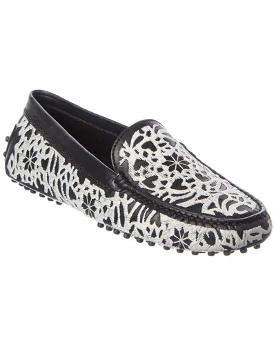 Tod's Leather Loafer In Multi
