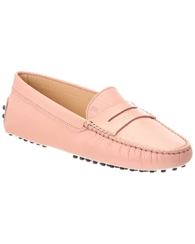 Tod's Leather Loafer In Multi