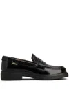 Tod's Leather Loafer Shoes In Black