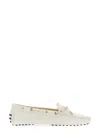 Tod's Woman Loafers Off White Size 7.5 Soft Leather In White