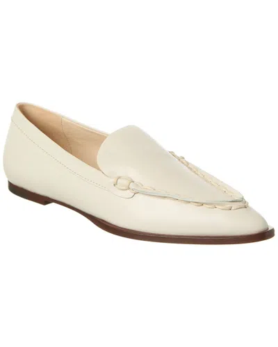 Tod's Leather Loafer In White