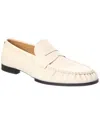 Tod's Leather Loafer In White