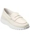 Tod's Leather Loafer In White
