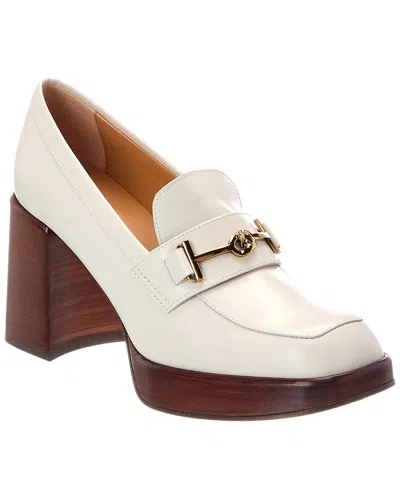 Tod's Leather Loafer In White