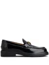 Tod's Penny Bar Leather Loafers With Logo