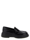 Tod's Leather Loafers In Black