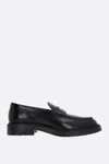 Tod's Smooth Leather Loafers In Black