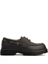Tod's Leather Loafers Designed For Nautical Wear In Brown