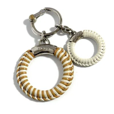 Pre-owned Tod's Leather Metal Keyring () In Multi