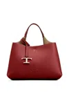 Tod's Leather Micro Hand Bags In Red