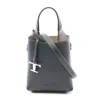 Tod's Leather Micro Handbag Navy In Blue