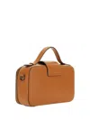Tod's Leather Mini Camera Bag In Brown