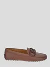 Tod's Logo Detailed Slip-on Loafers In Brown