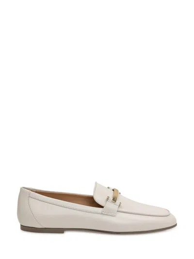 TOD'S TOD'S LEATHER MOCCASIN