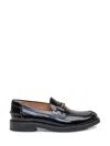Tod's Leather Moccasin In Black