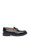 Tod's Leather Moccasin In Black
