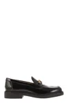Tod's Leather Loafers Gold-tone Hardware In Black