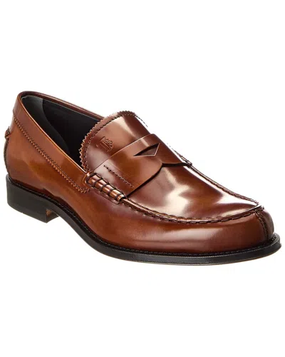 Tod's Leather Moccasin In Brown