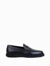 Tod's Leather Moccasin With Mask In Black