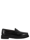 TOD'S TOD'S LEATHER MOCCASIN WITH RUBBER BOTTOM