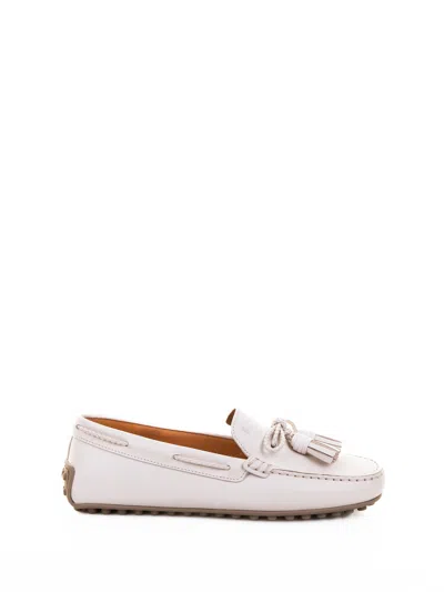 Tod's Leather Moccasin With Tassels