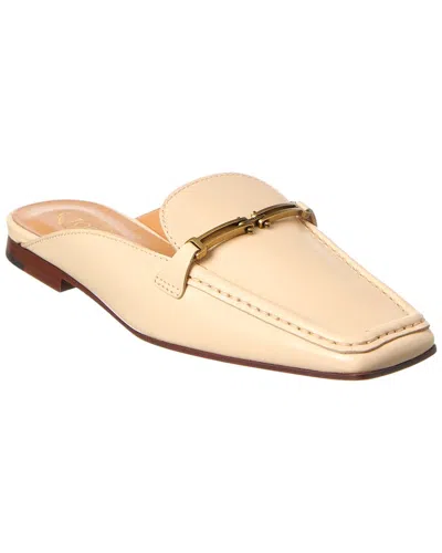 Tod's Leather Mule In Beige