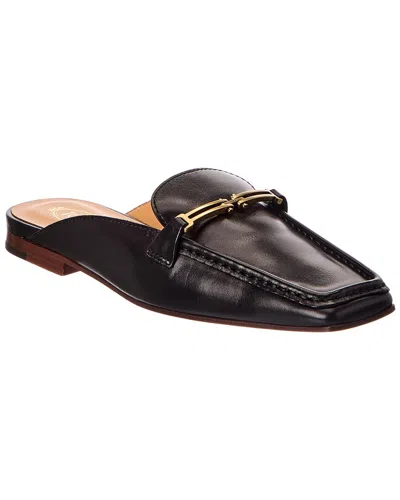 Tod's Leather Mule In Black