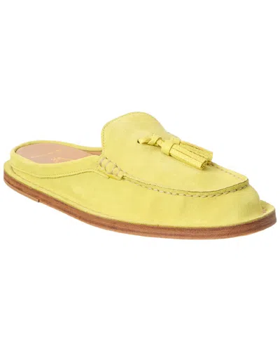 Tod's Leather Mule In Yellow
