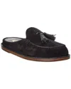 Tod's Leather Mule In Blue