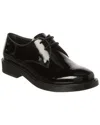 Tod's Logo Leather Loafer In Black