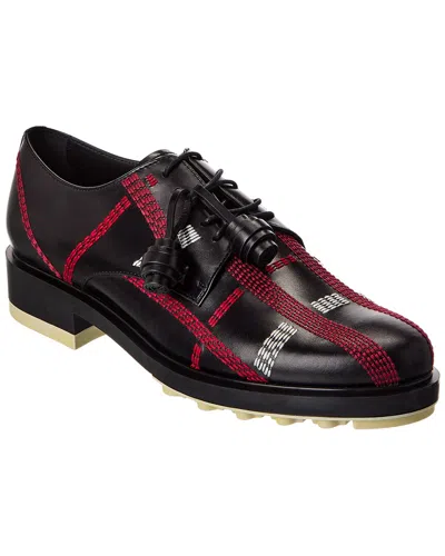 Tod's Leather Oxford In Black