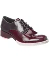 Tod's Leather Oxford In Red